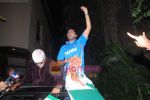 Abhishek Bachchan celebrates India_s victory in Juhu, Mumbai on 2nd April 2011 (12).JPG